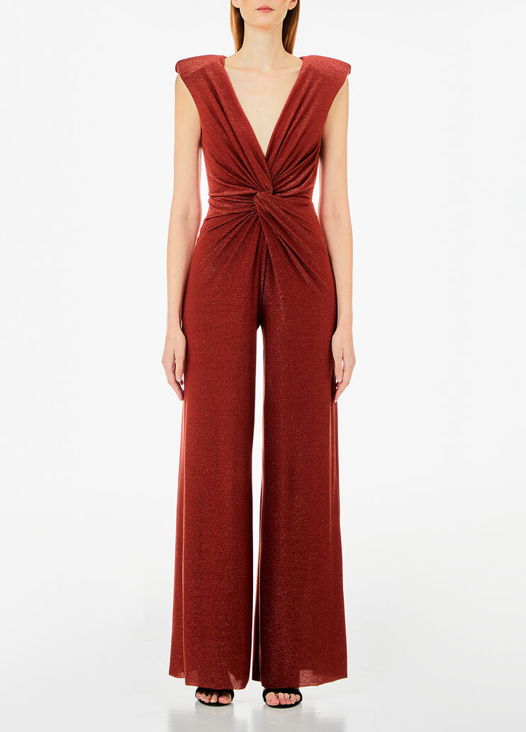 Lurex® jersey jumpsuit brown Liu Jo - medium Lurex® jersey jumpsuit brown Liu Jo - medium
