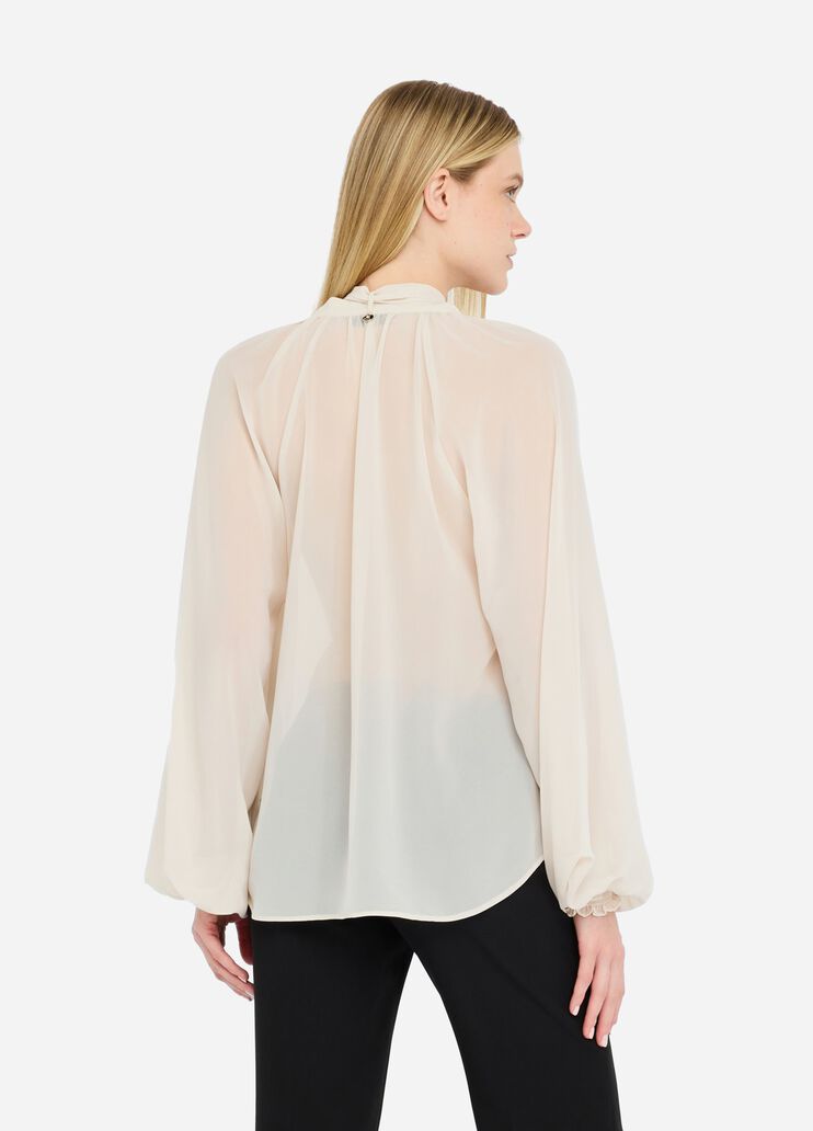 Georgette blouse ivory Liu Jo - large image number 1 Georgette blouse ivory Liu Jo - large image number 1