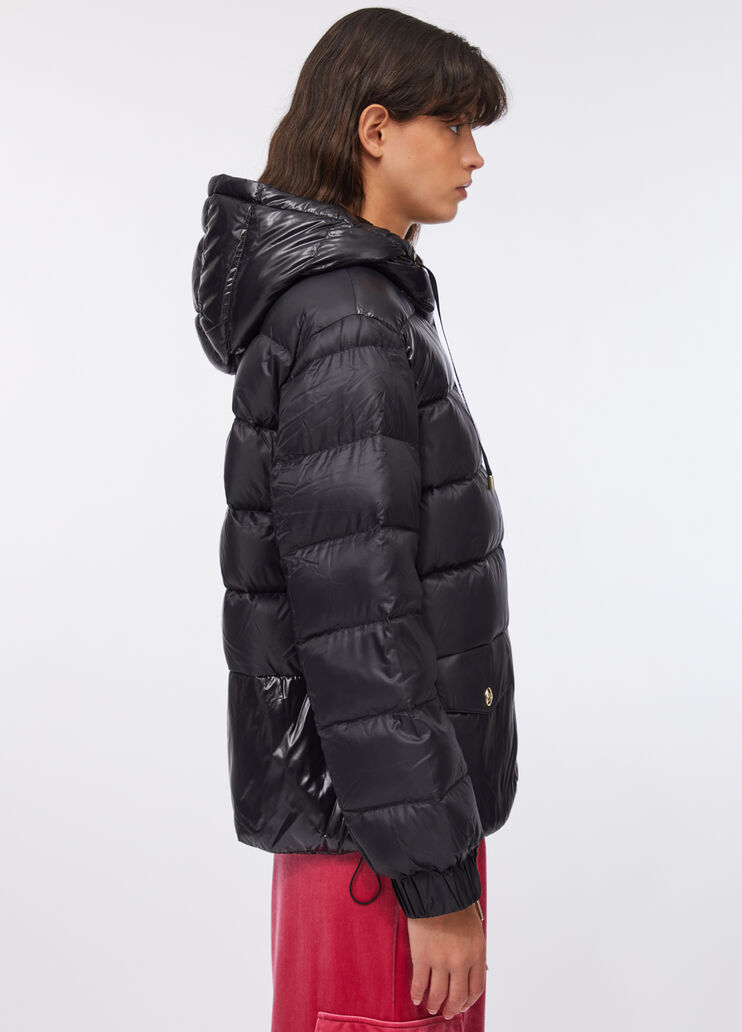 Quilted nylon jacket black Liu Jo - large image number 4