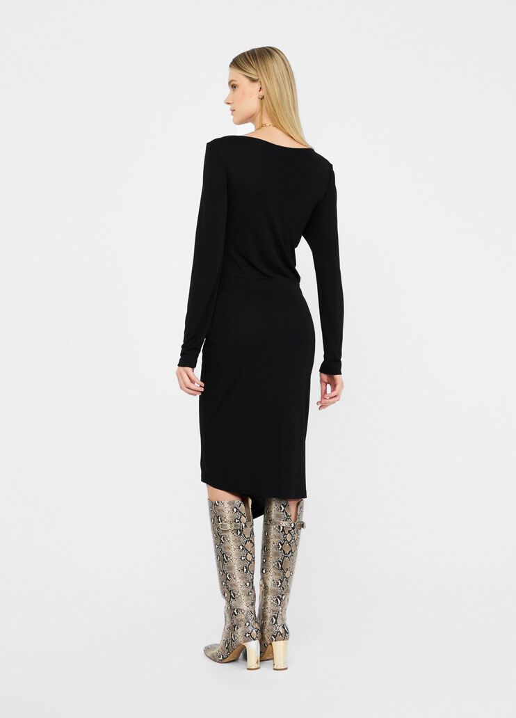 Draped dress black Liu Jo - large image number 1 Draped dress black Liu Jo - large image number 1