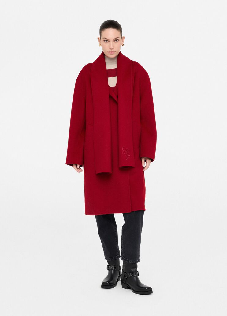 Wool coat with scarf red Liu Jo - medium Wool coat with scarf red Liu Jo - medium