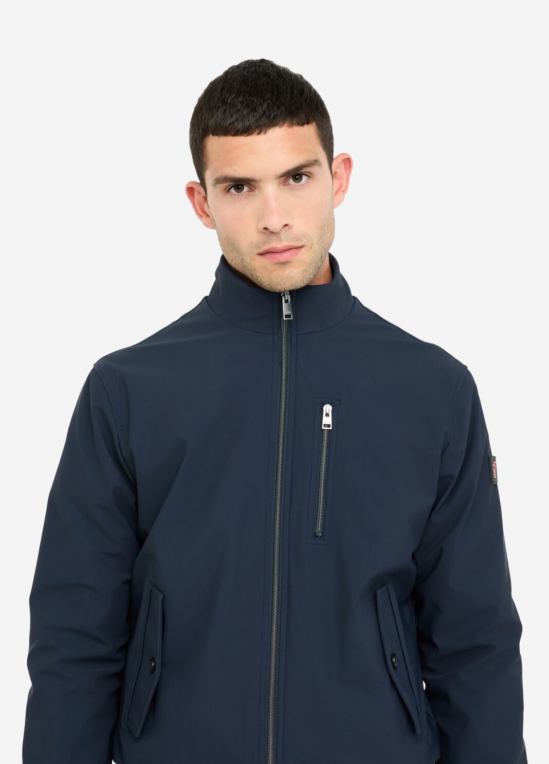 Giubbotto harrington in tessuto tecnico blu scuro Liu Jo - large image number 2