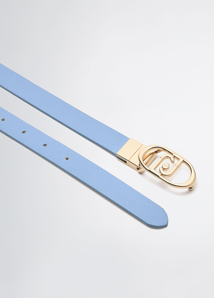 Reversible belt light blue Liu Jo - large image number 4 Reversible belt light blue Liu Jo - large image number 4