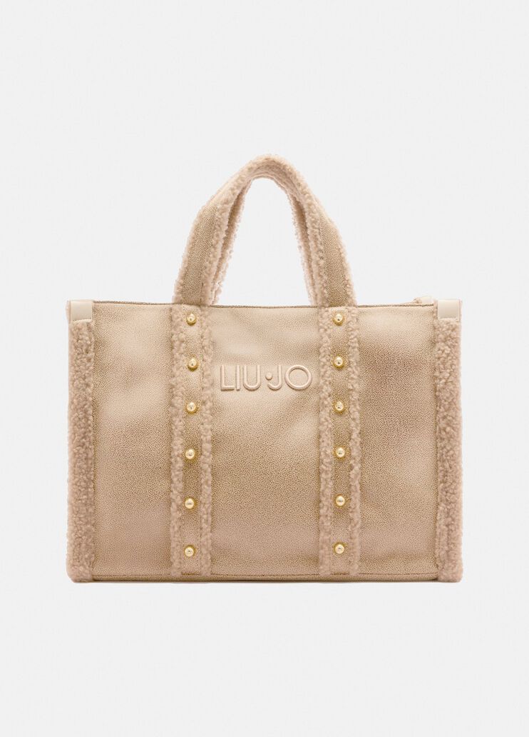 Bolso tote grande beige claro Liu Jo - medium Bolso tote grande beige claro Liu Jo - medium