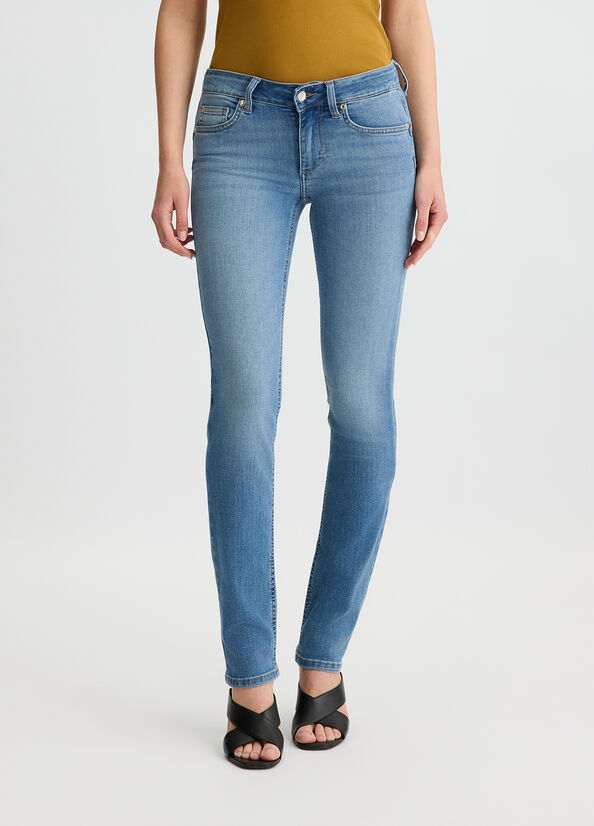 Slim fit jeans light blue denim Liu Jo - large image number 0