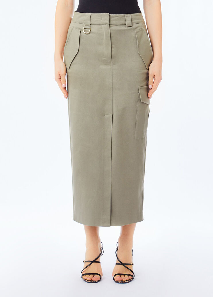 Cotton cargo skirt asparagus Liu Jo - medium