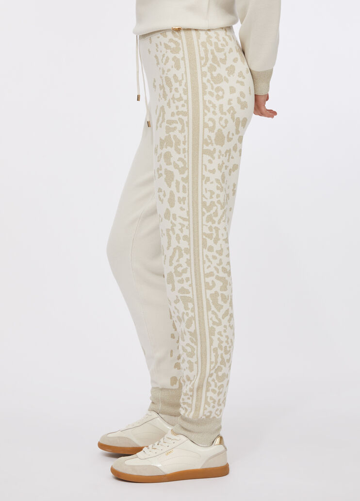 Брюки с анималистическим принтом белый Liu Jo - large image number 4