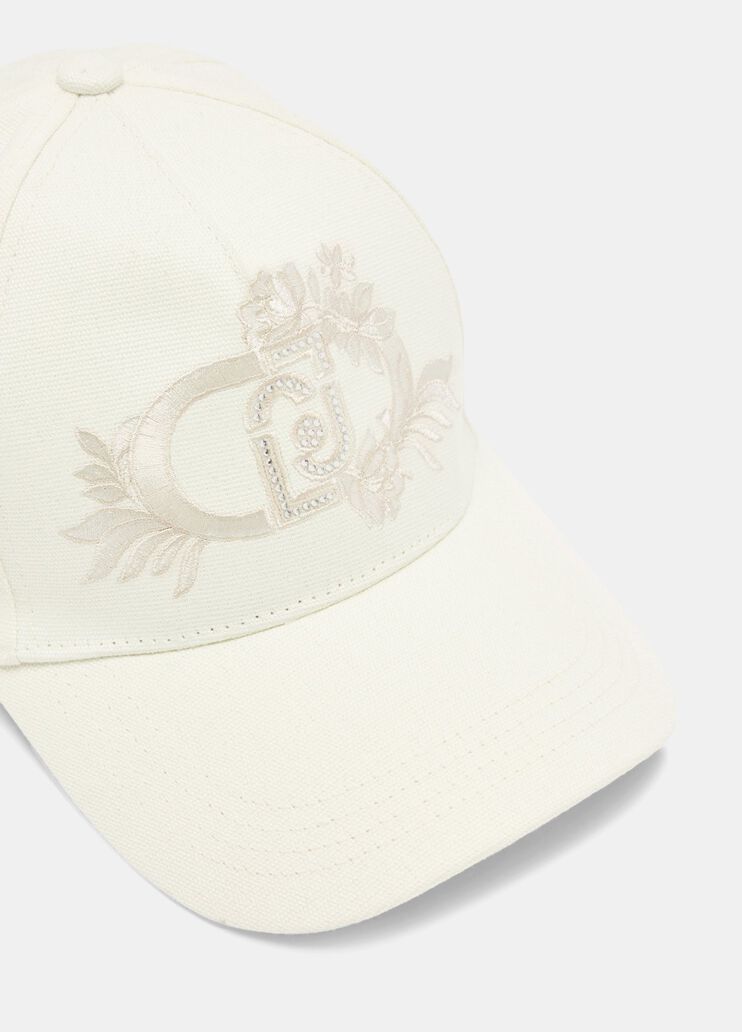 Baseball cap with logo white Liu Jo - large image number 4