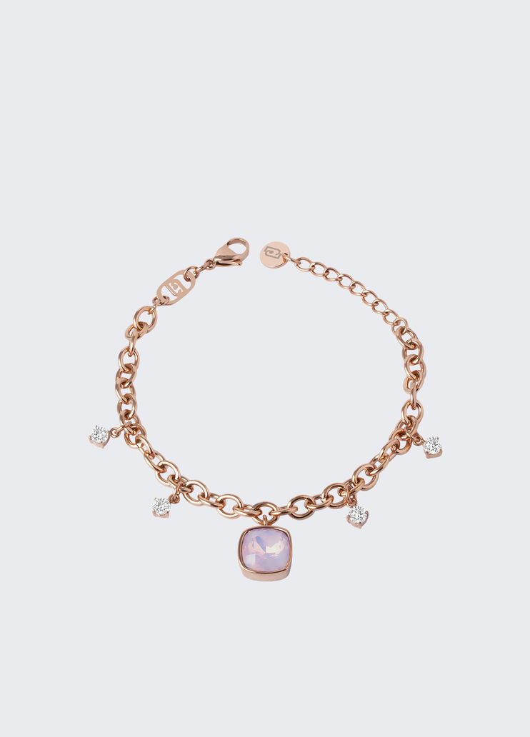 Bracelet with jewel stones pink Liu Jo - large image number 1 Bracelet with jewel stones pink Liu Jo - large image number 1