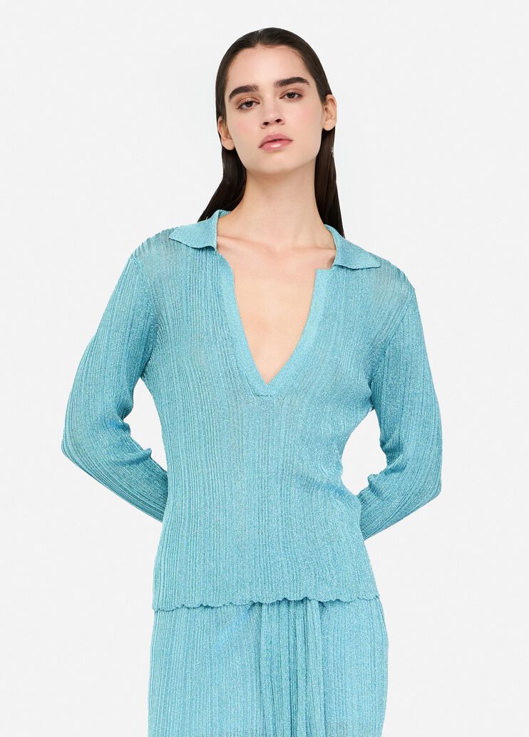 Lurex® sweater light blue Liu Jo - medium Lurex® sweater light blue Liu Jo - medium