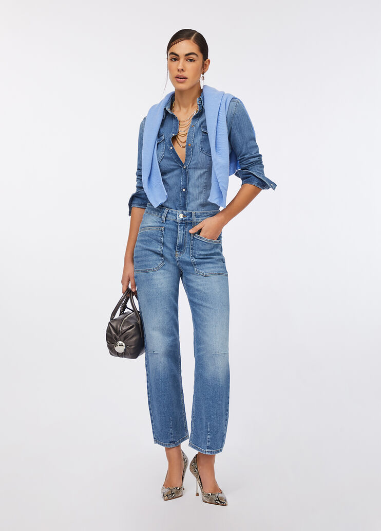 Denim shirt blue denim Liu Jo - medium