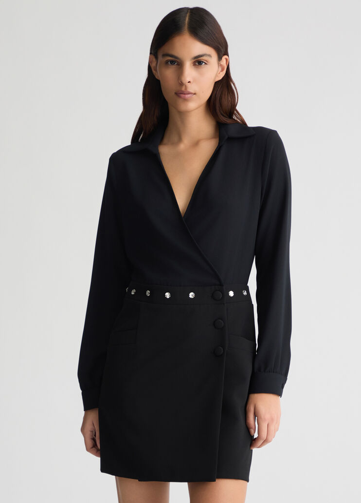 Dress with gemstones black Liu Jo - medium Dress with gemstones black Liu Jo - medium