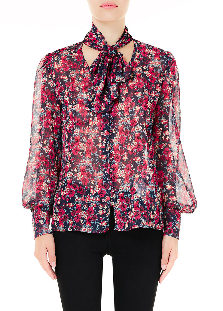 Shirt with bow Floral Liu Jo - large image number 0