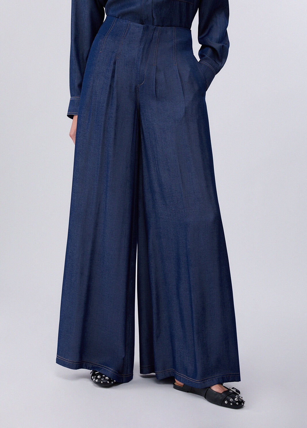 Super flared jeans dark denim Liu Jo - large image number 0