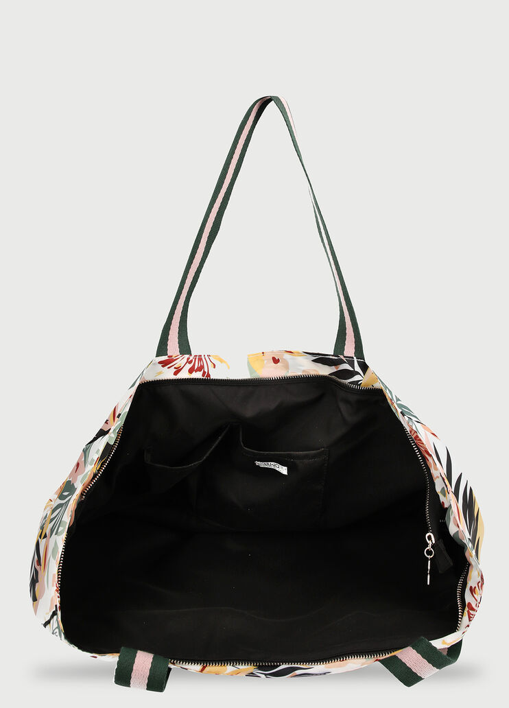 Beach bag with print Tropical green Liu Jo - large image number 4