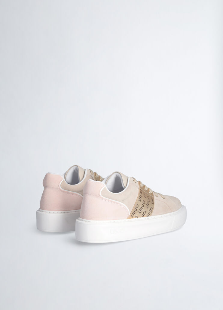 Sneakers with perforated logo beige Liu Jo - large image number 3 Sneakers with perforated logo beige Liu Jo - large image number 3