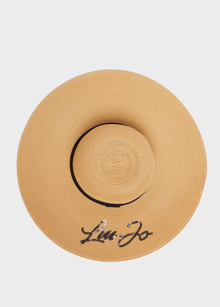 Широкополая соломенная шляпа натуральный Liu Jo - large image number 2