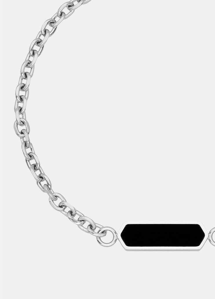 Tennis bracelet with charm black Liu Jo - medium Tennis bracelet with charm black Liu Jo - medium