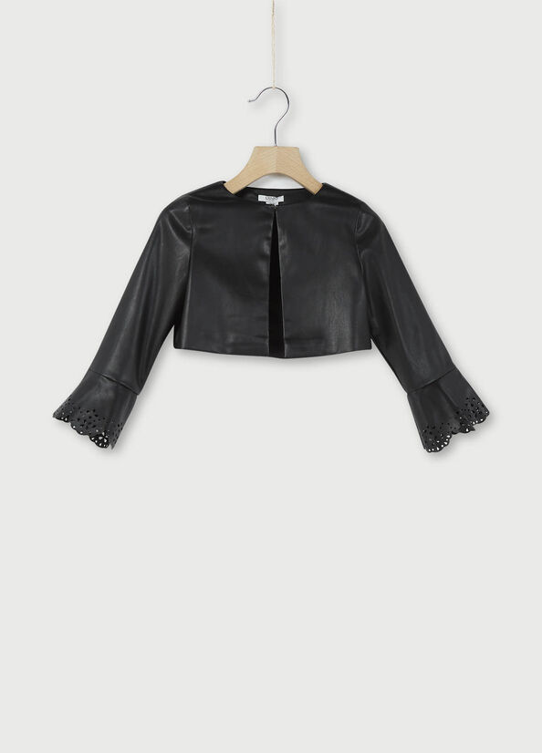 Faux leather jacket Black Liu Jo - large image number 0