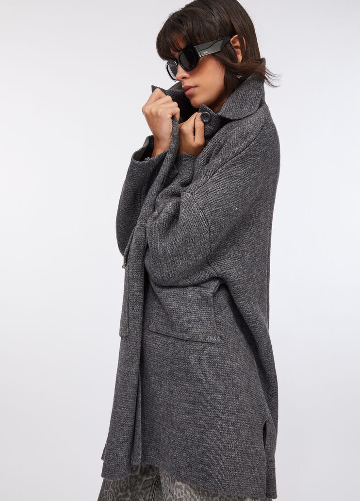 Wollmantel  Schiefergrau Liu Jo - large image number 2