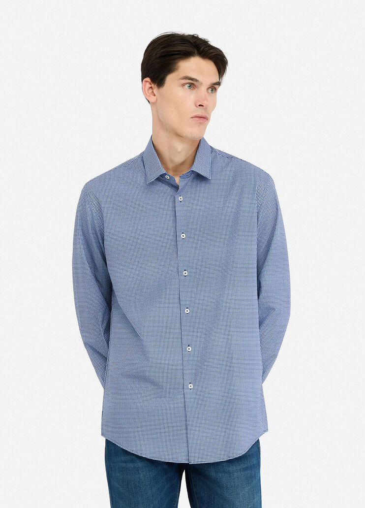 Normal geschnittenes Hemd Hahnentrittmuster Liu Jo - medium