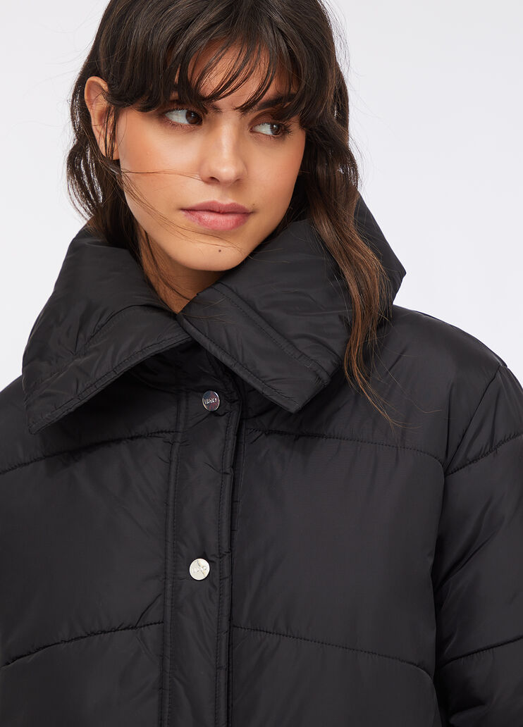Kurze wattierte Jacke Schwarz Liu Jo - medium