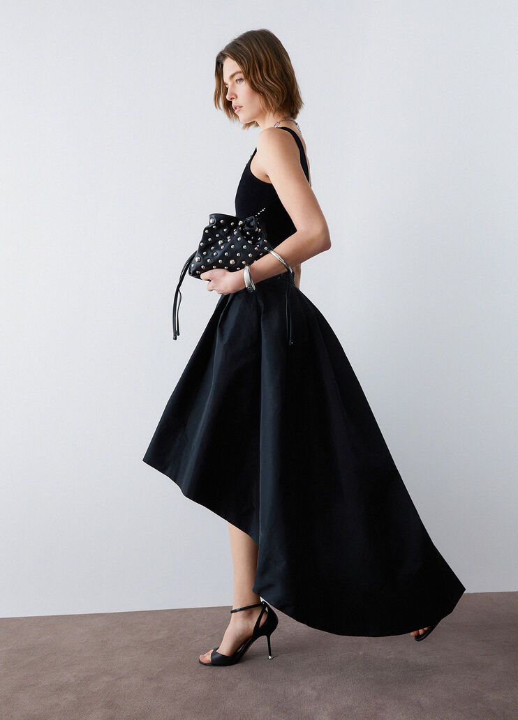 Elegant taffeta skirt black Liu Jo - medium