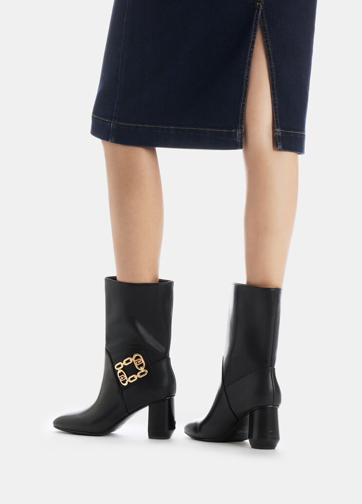 Stivaletti con tacco largo nero Liu Jo - large image number 0