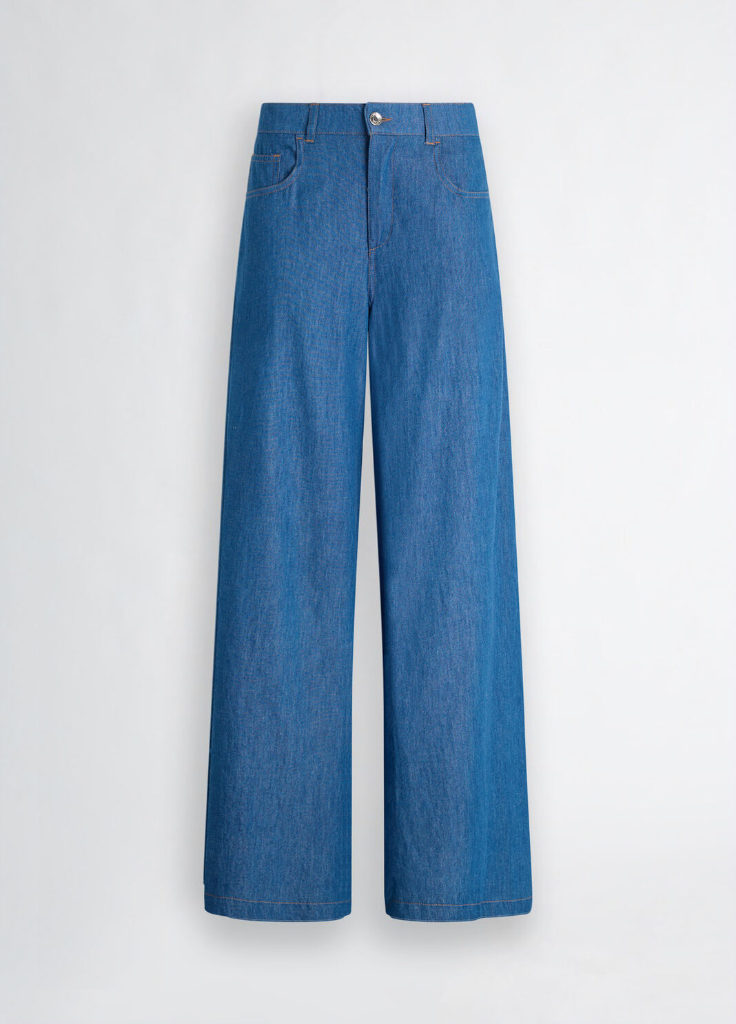 Jean &eacute;vas&eacute; denim bleu fonc&eacute; Liu Jo - large image number 3