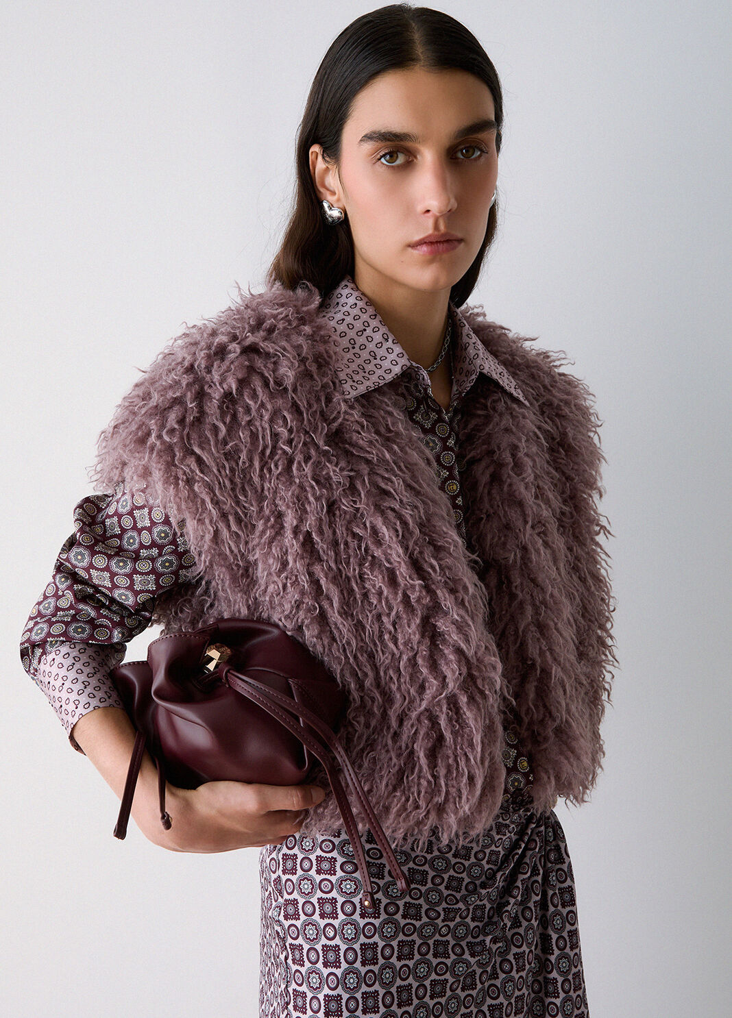 Cropped teddy vest pink Liu Jo - large image number 3