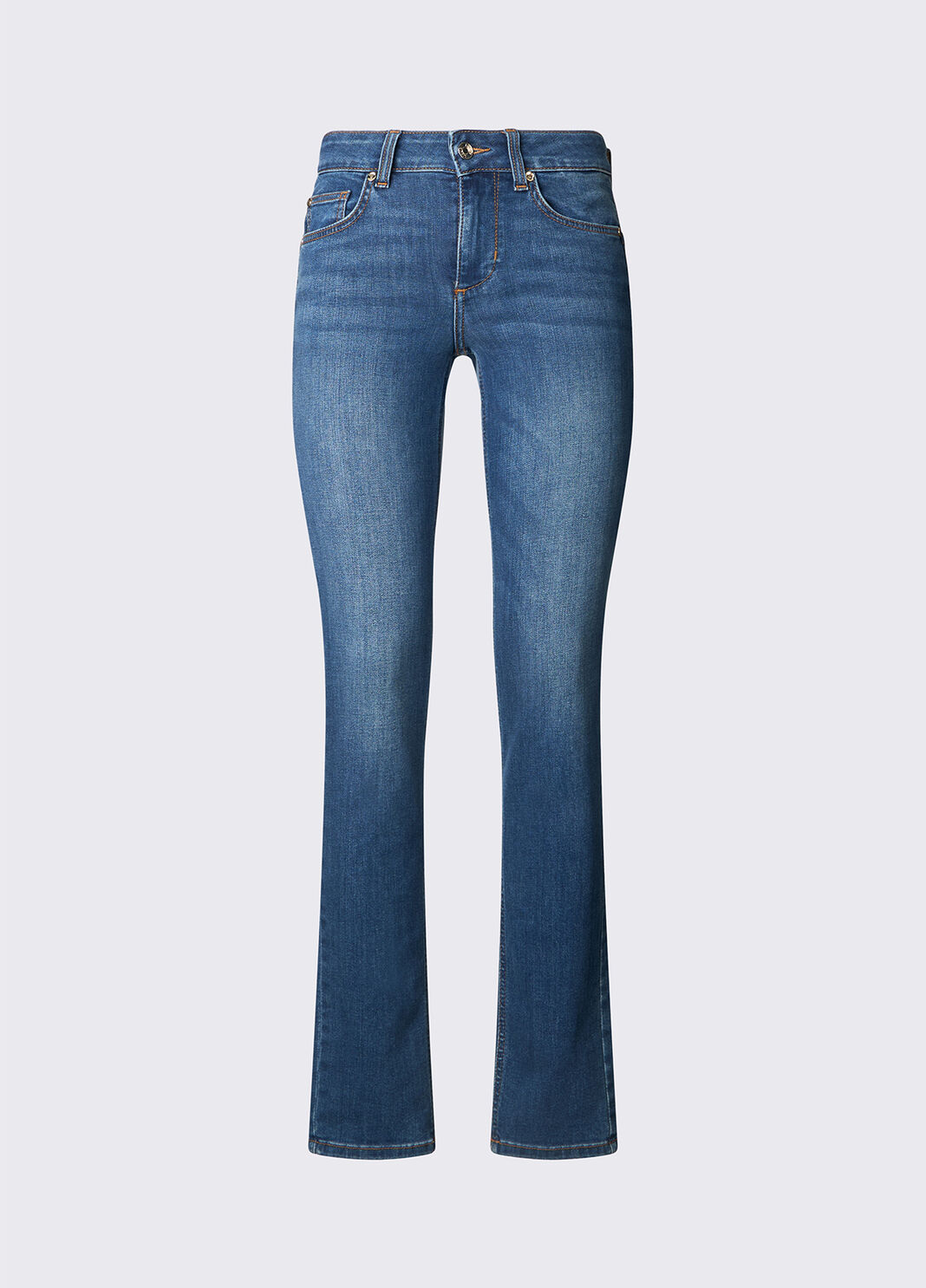 Slim fit jeans blue denim Liu Jo - large image number 6