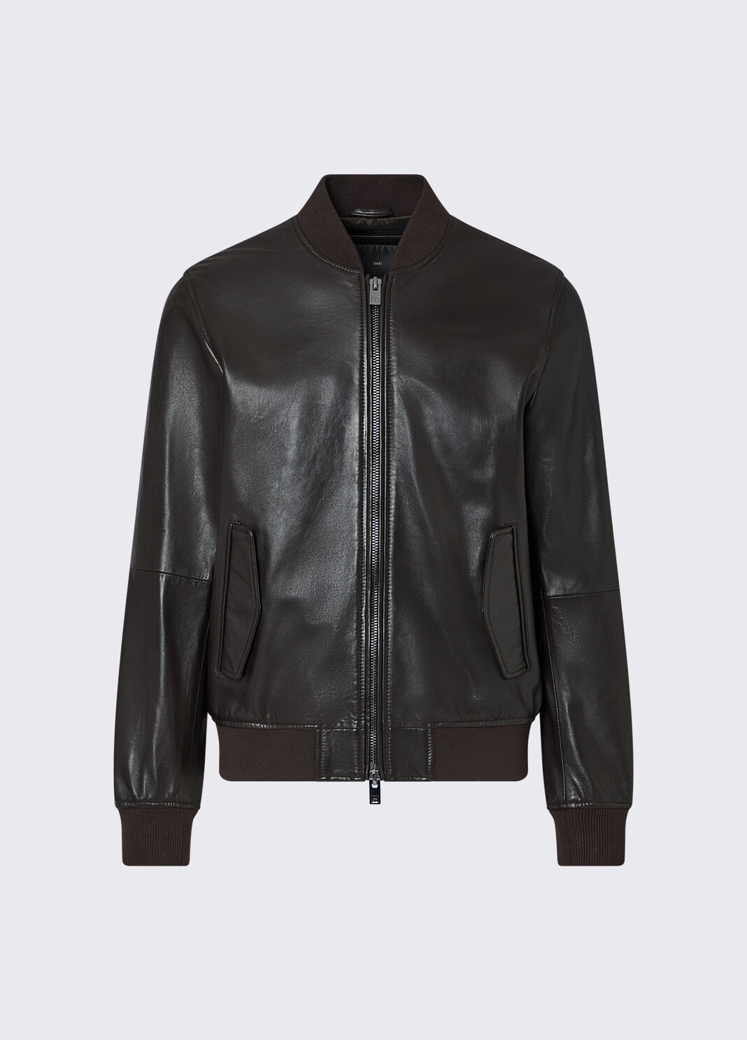 Leather Bomber Jacket chocolate Liu Jo - large image number 6