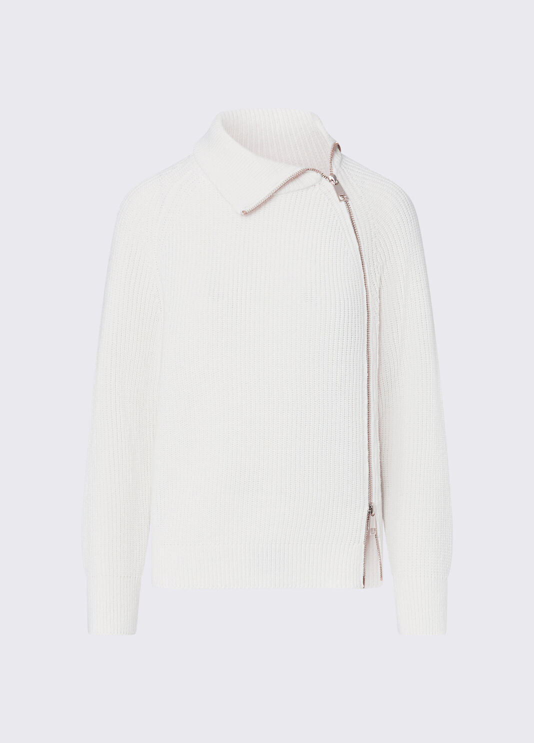 Wool Blend Sweater with Zip white wool Liu Jo - large image number 6