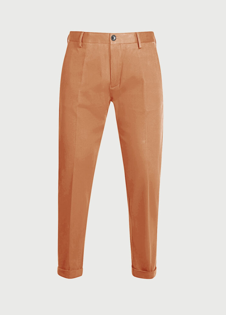 Strukturierte Chinohose im Regular-Fit Camel Liu Jo - large image number 4 Strukturierte Chinohose im Regular-Fit Camel Liu Jo - large image number 4