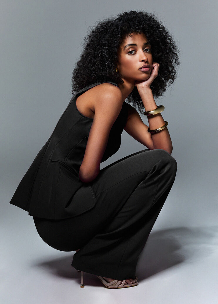 Palazzo-Hose Schwarz Liu Jo - medium