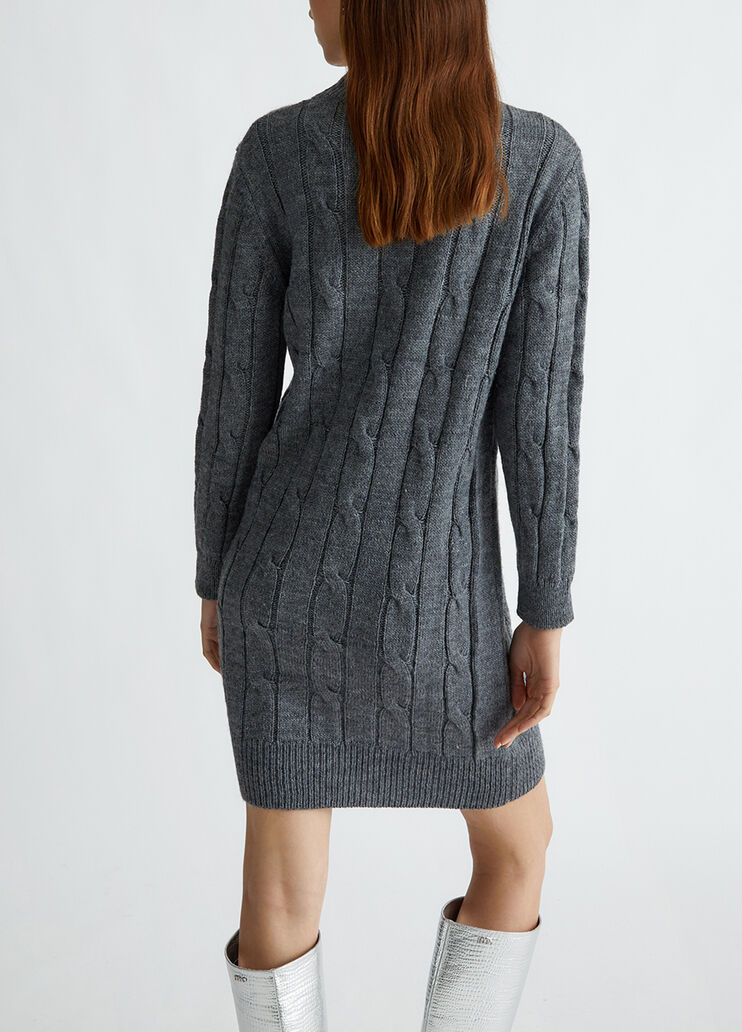 Vestido de punto gris Liu Jo - medium Vestido de punto gris Liu Jo - medium