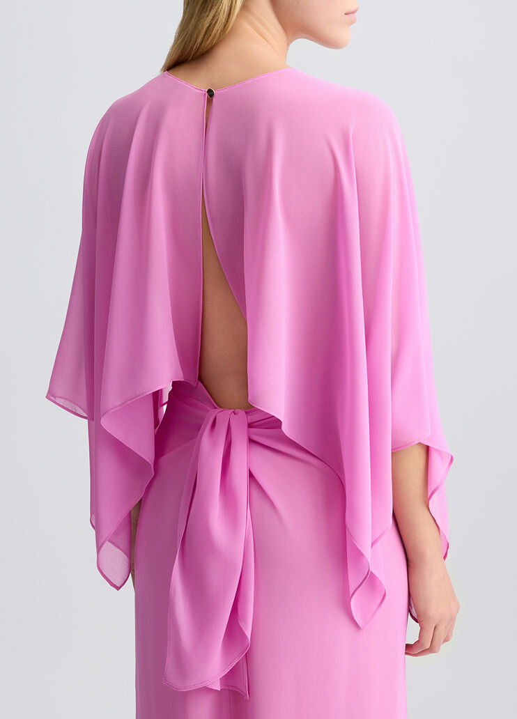 Georgette dress pink Liu Jo - large image number 4 Georgette dress pink Liu Jo - large image number 4