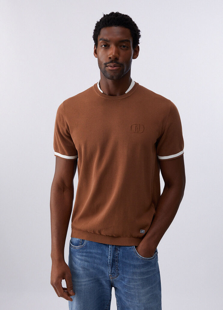 T-shirt en maille cognac Liu Jo - medium