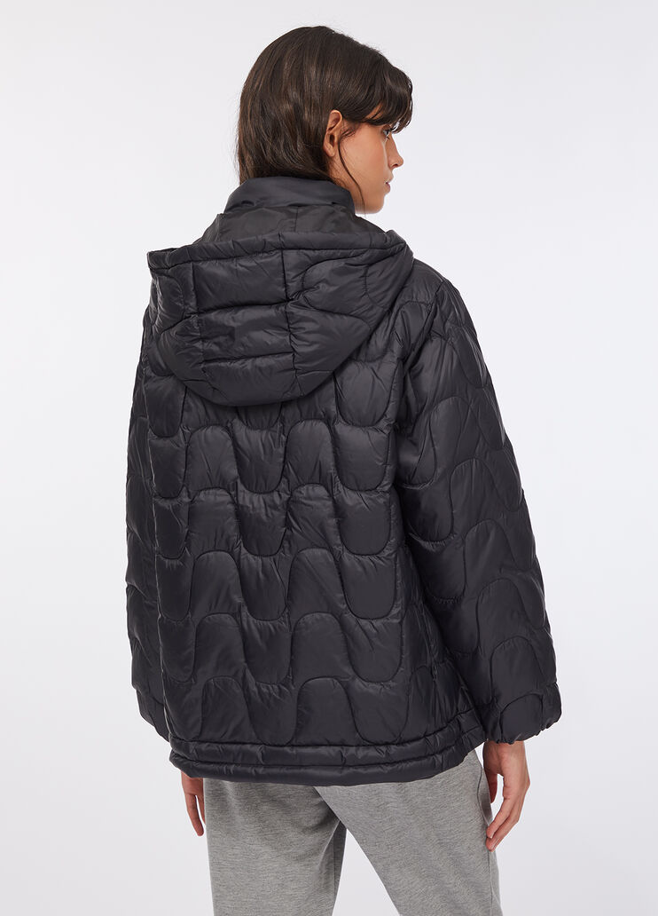 Kurzer gestepper Nylonmantel Schwarz Liu Jo - large image number 1