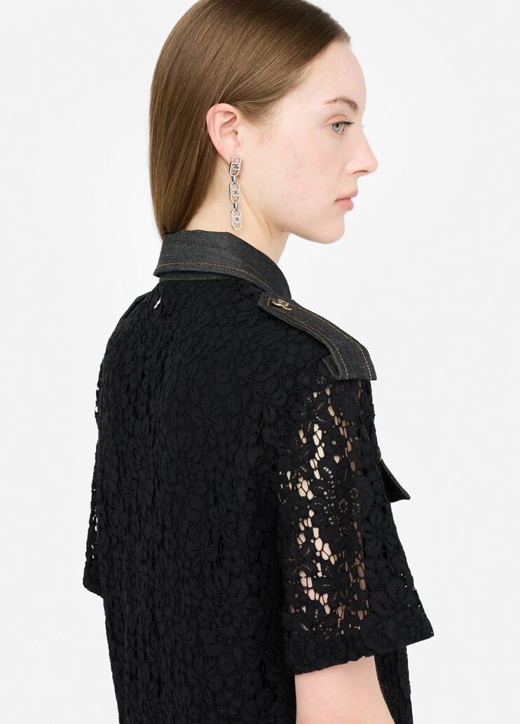 Lace dress black Liu Jo - large image number 4 Lace dress black Liu Jo - large image number 4