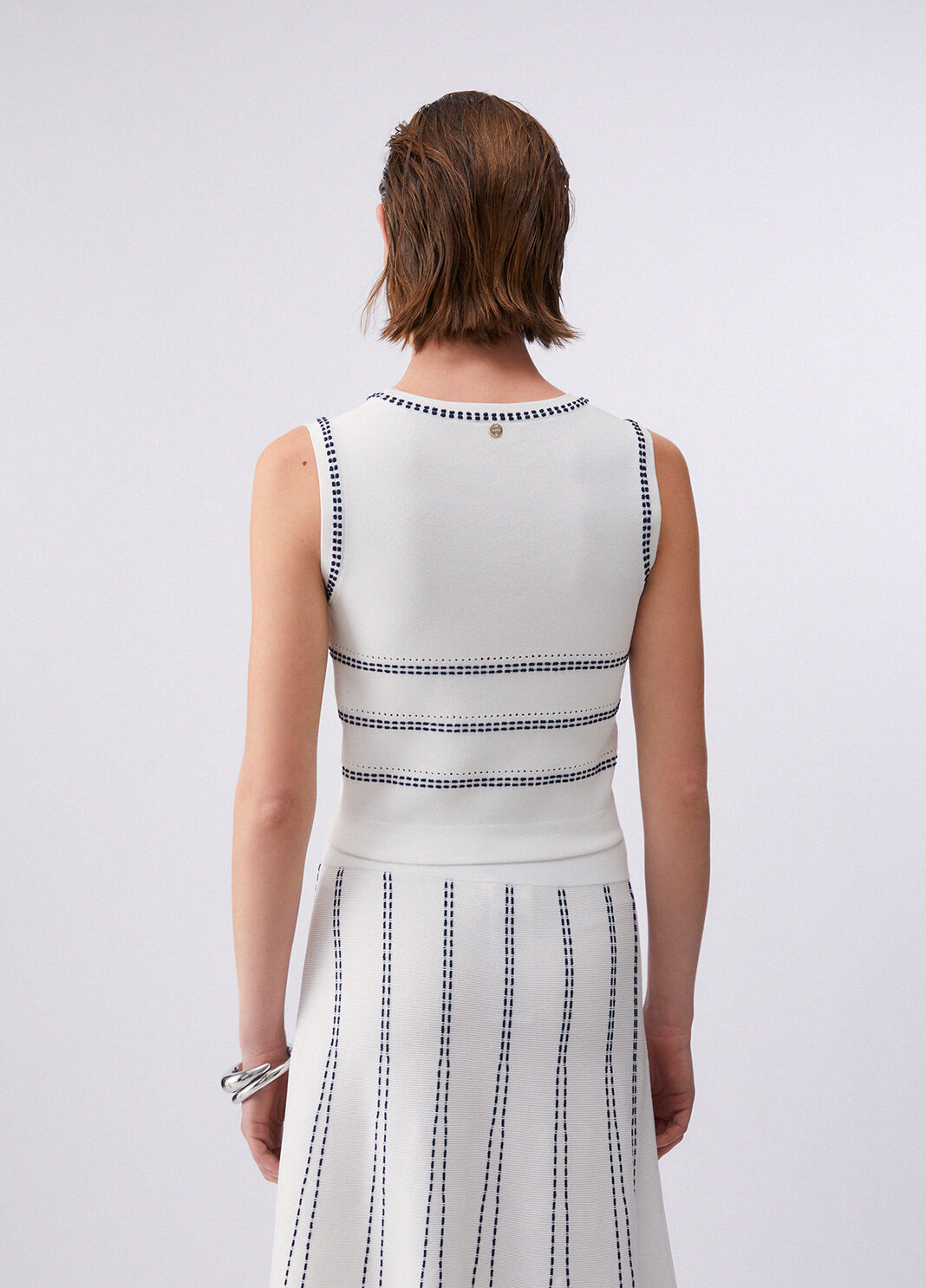 Stricktop Wei&szlig; Liu Jo - large image number 1