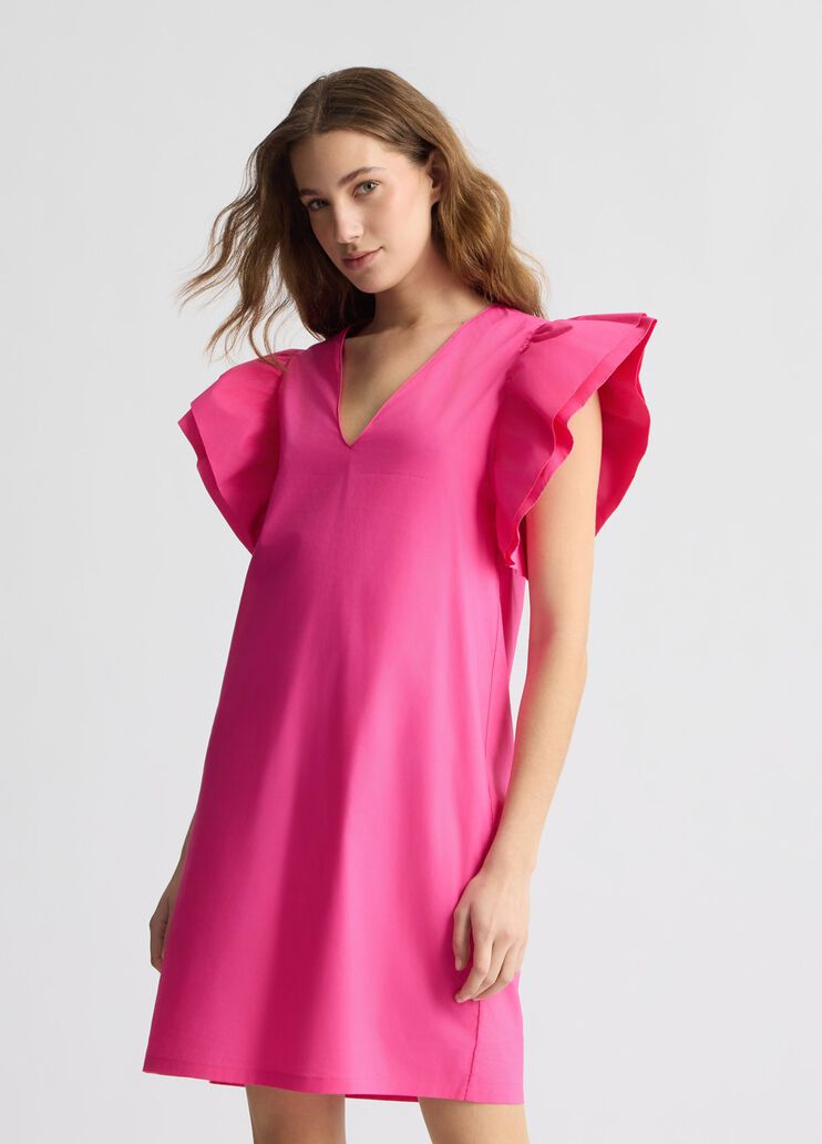 Short poplin dress pink Liu Jo - medium Short poplin dress pink Liu Jo - medium