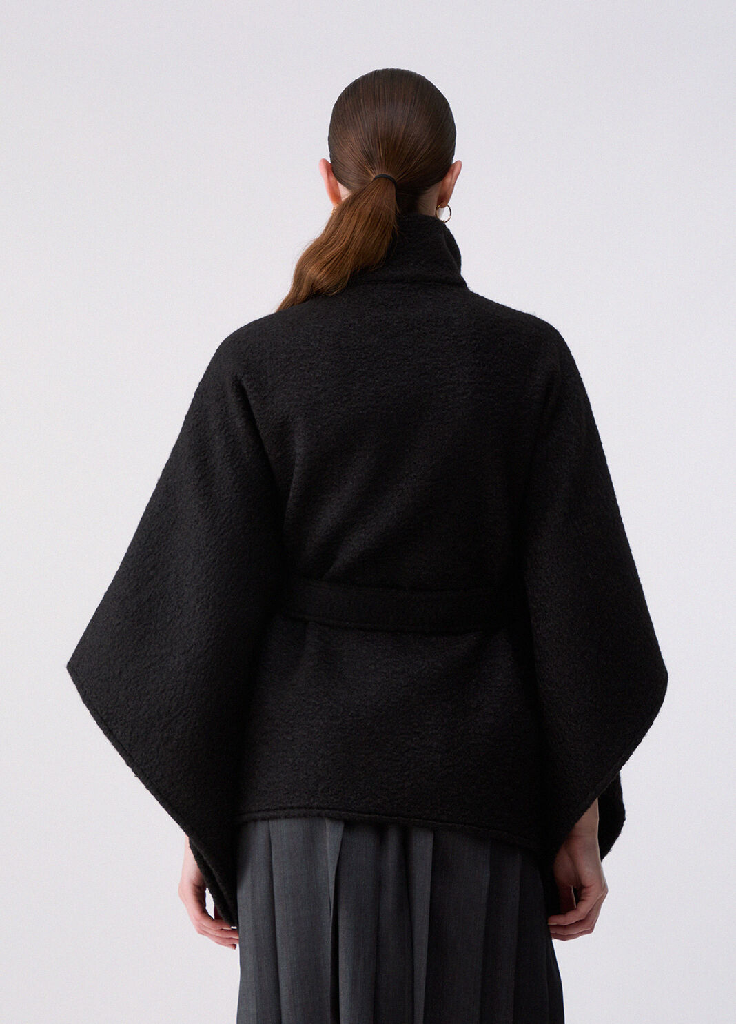 Poncho mit G&uuml;rtel schwarz Liu Jo - large image number 1