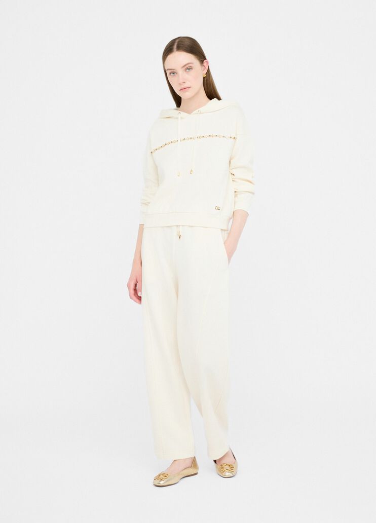 Брюки-джоггеры Liu Jo Better молочно-белый Liu Jo - medium