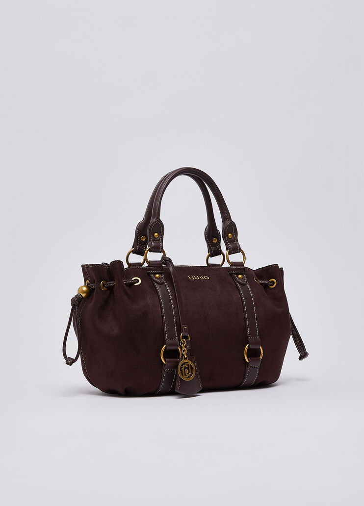 Sac petit format avec cordon de serrage aubergine Liu Jo - medium