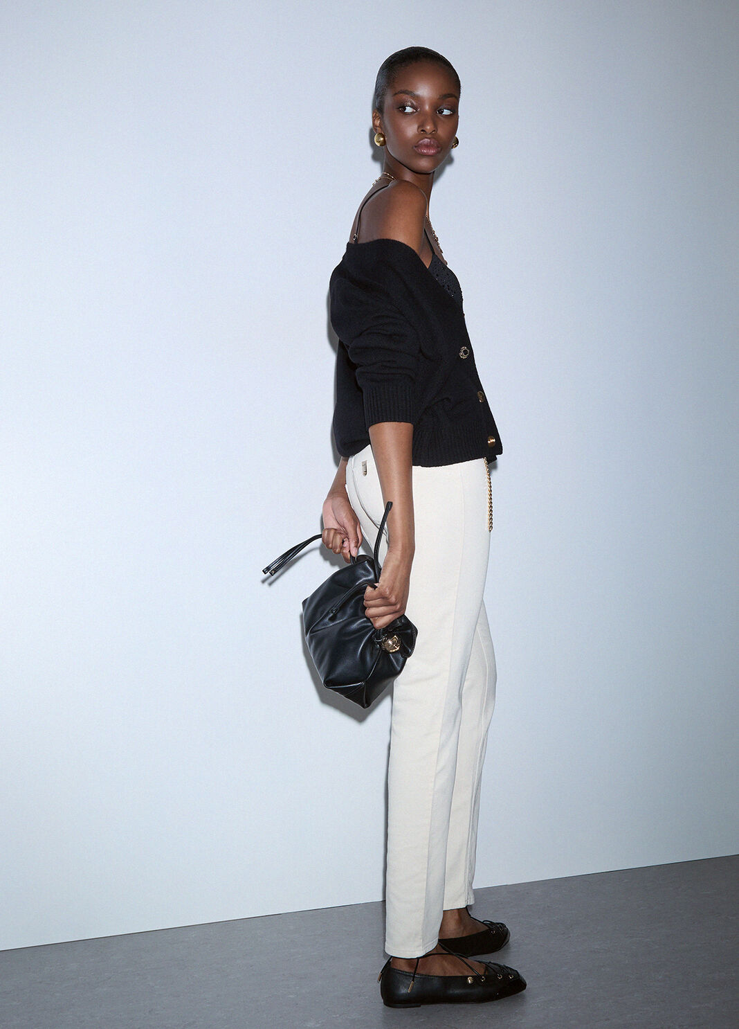 Skinny trousers with belt angora Liu Jo - large image number 3
