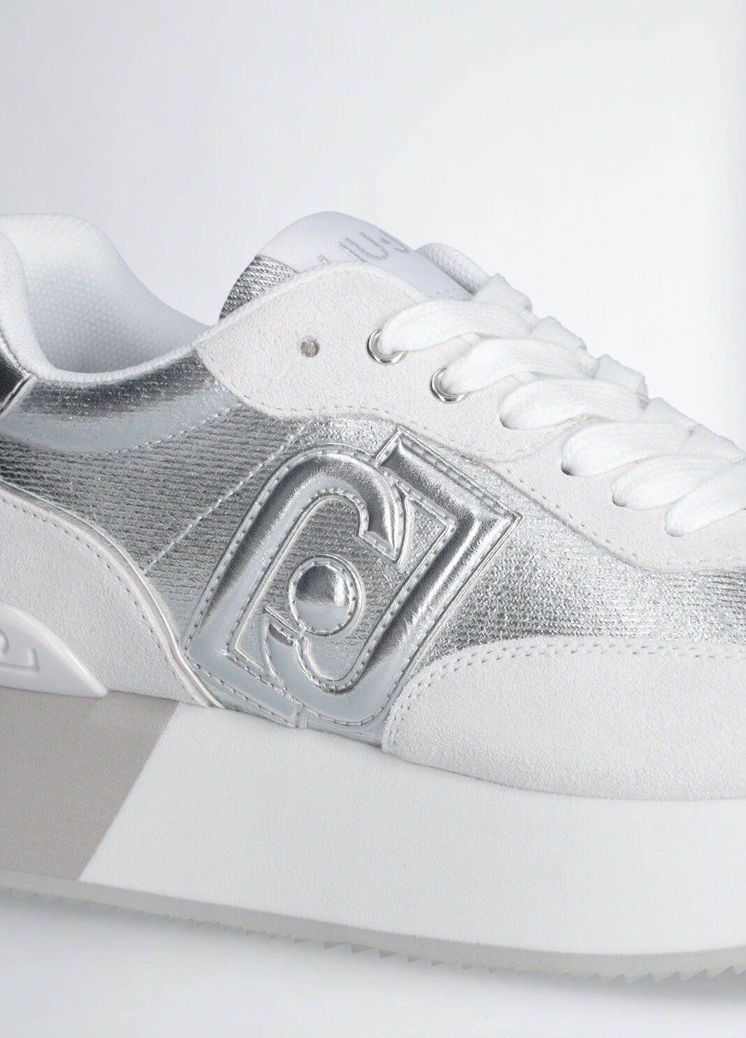Zapatillas de denim efecto laminado plata Liu Jo - large image number 6
