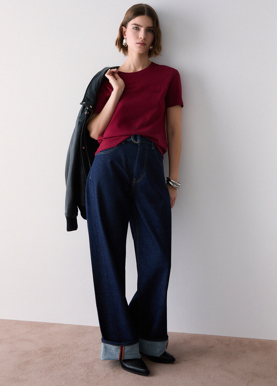 Jeans flare con risvolto Lavaggio normale Liu Jo - large image number 2