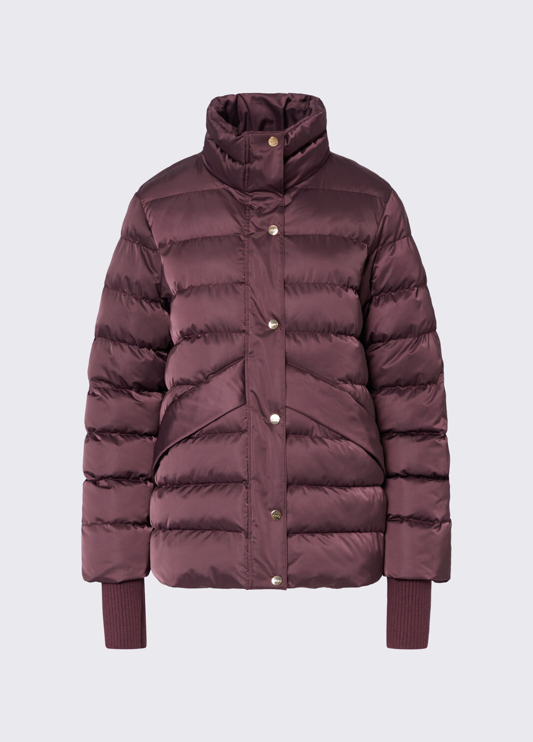 Padded Jacket in Glossy Nylon aubergine Liu Jo - large image number 6
