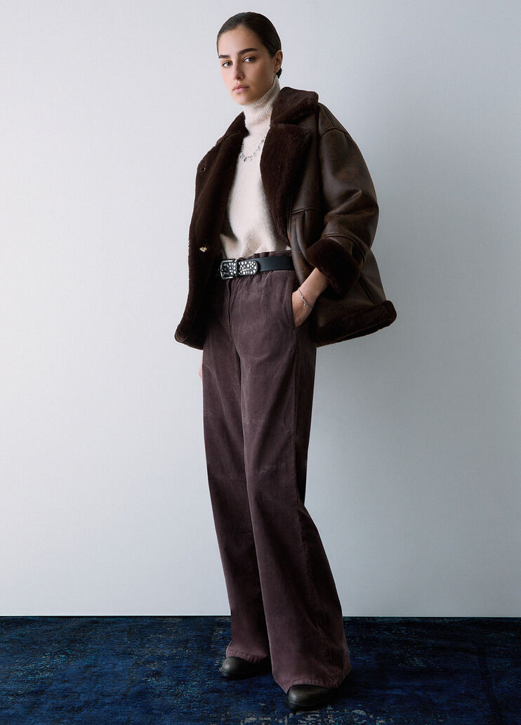 Corduroy Flare Pants dark brown Liu Jo - medium
